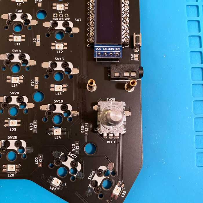 Rotary encoder positions