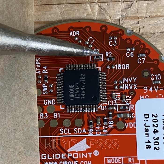 Remove resistor with a solder iron